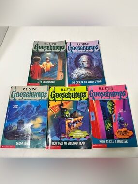 R.L. Stine Goosebumps books lot of 5